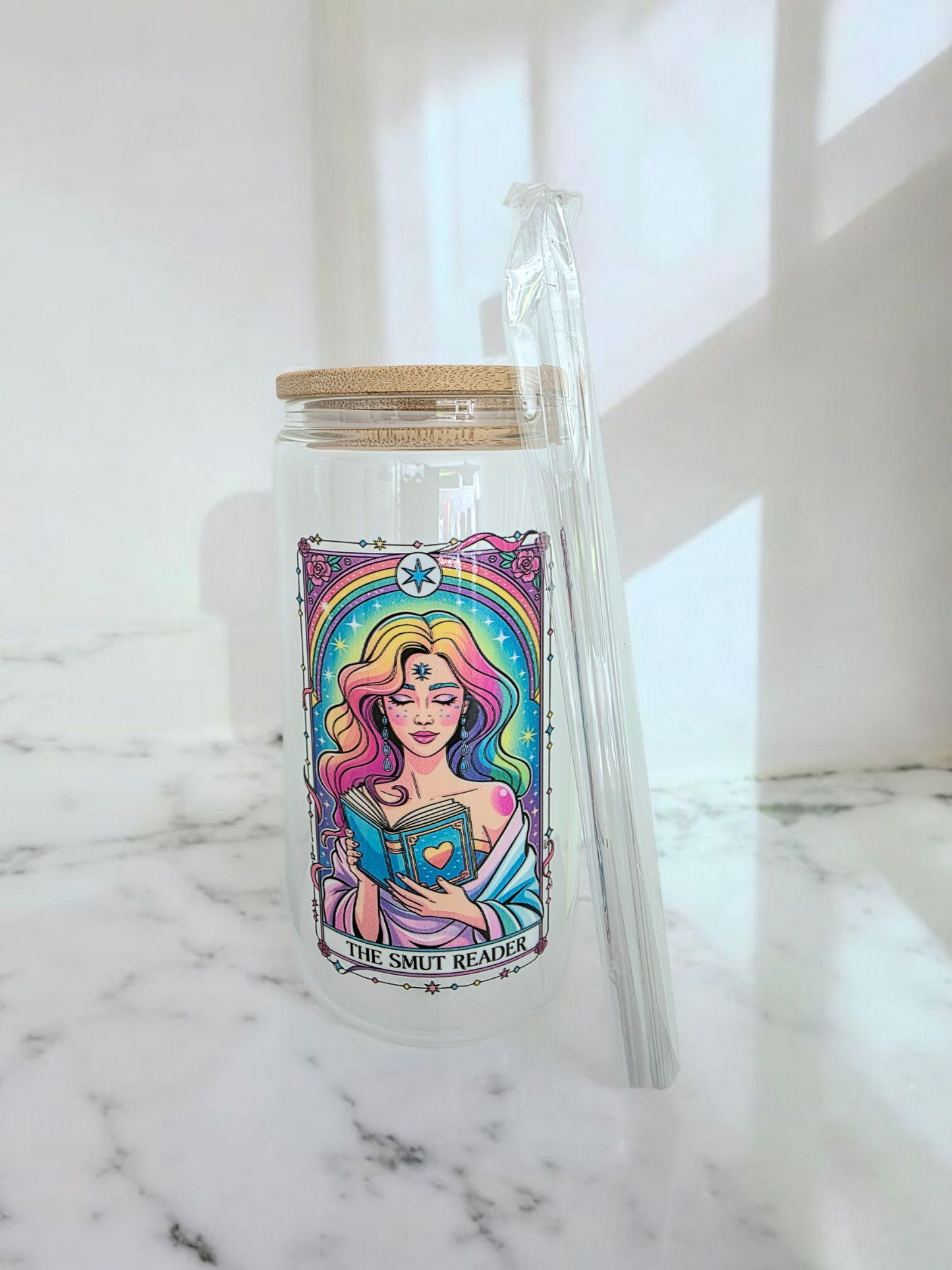 The Smut Reader Glass Tumbler/TBR Jar