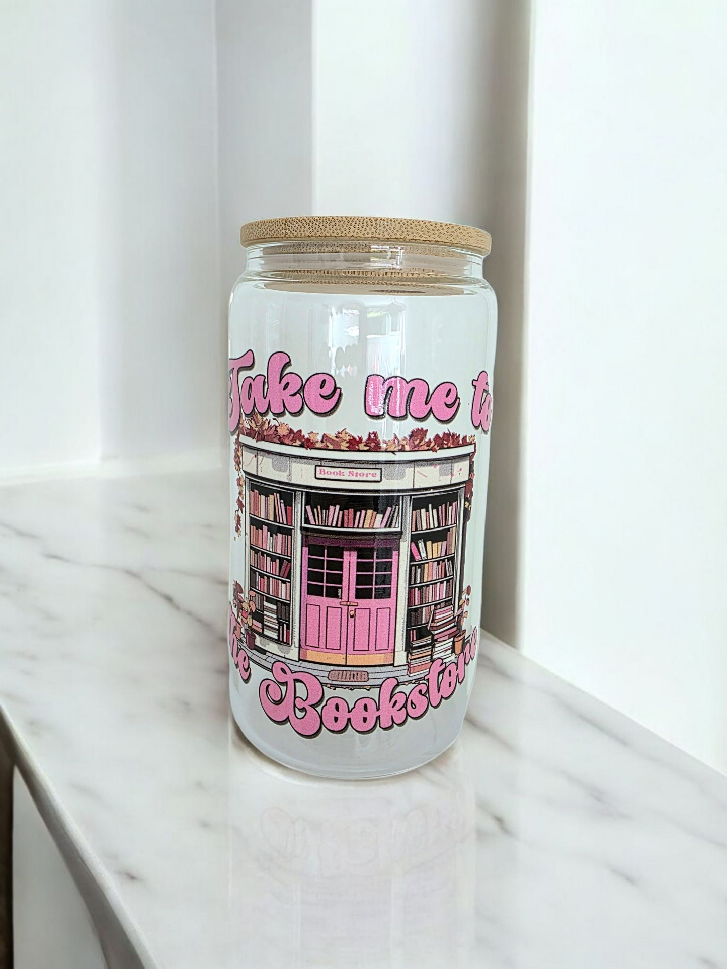 Bookstore Glass Tumbler/TBR Jar