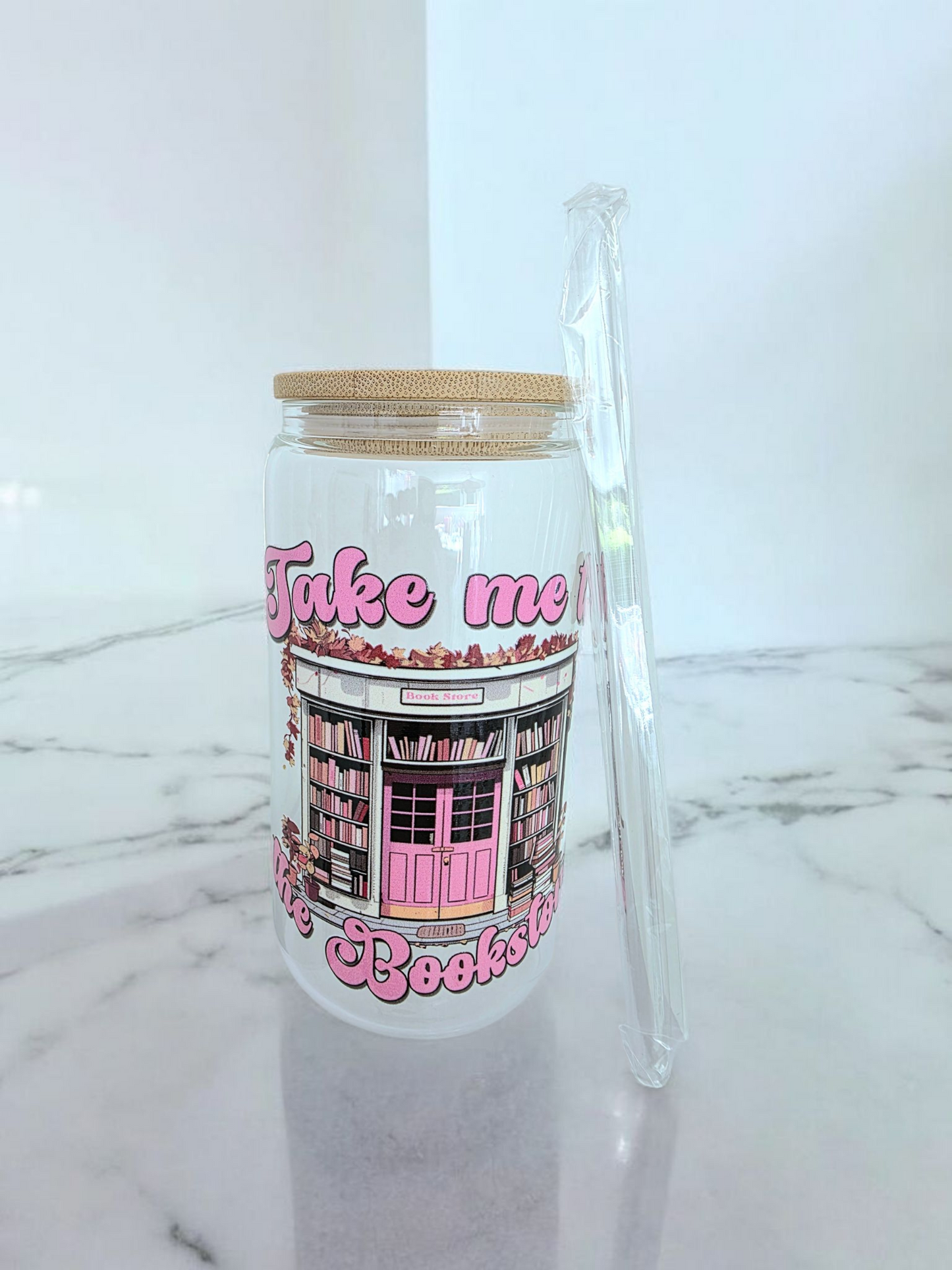 Bookstore Glass Tumbler/TBR Jar