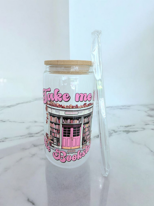 Bookstore Glass Tumbler/TBR Jar